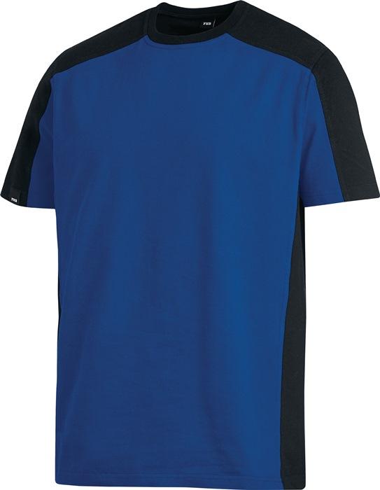 T-shirt MARC taille XL royal/noir 100 % continus à  filer-coton FHB_0