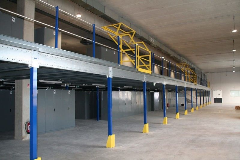 Mezzanine industrielle modulaire et démontable pour entrepôts de stockage - mezzatech_0