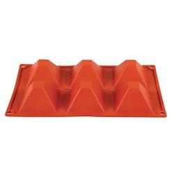 Plaque 6 pyramides en silicone Pavoni Formaflex - EQN943_0