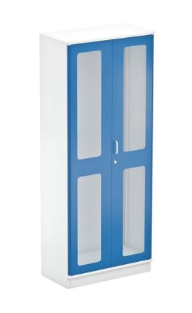 Armoire 80/200 avec portes en plexiglas_0