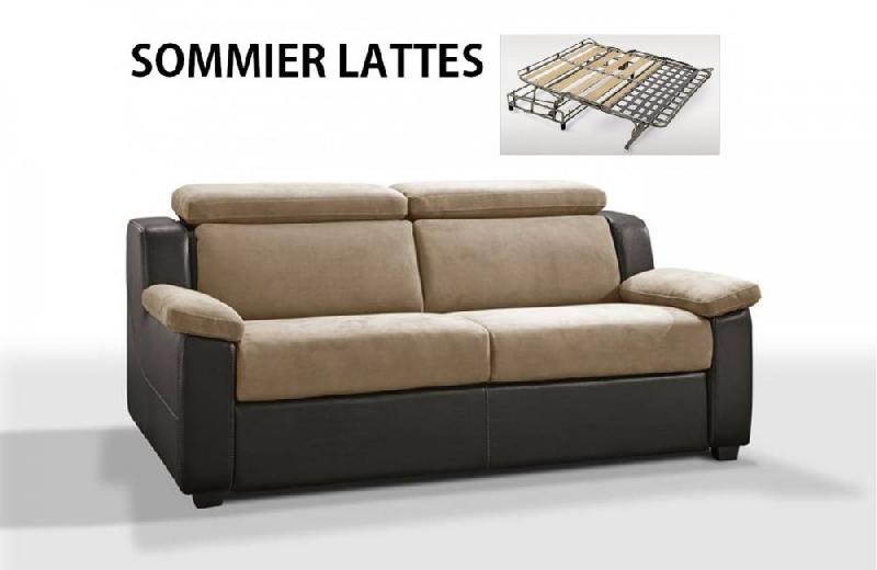 Canapé lit compact 3-4 places clichy convertible ouverture ...