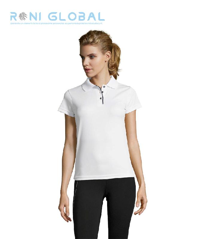 Polo sport de travail femme en polyester - PERFORMER SOL'S_0