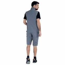 Lafont - Bermuda de travail polyester majoritaire IOLITE Gris Acier Taille 3XL - XXXL gris 3609705768047_0