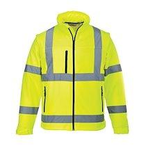 Portwest S428 Blouson HiVis Softshell (3 couches) Jaune - Taille S_0