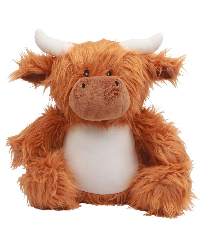 Peluche zippée vache  -  Réf: MM565_0