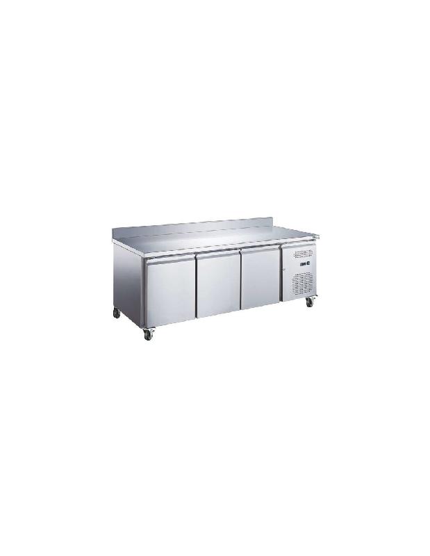 Desserte réfrigérée positive adossée 3 portes en inox AISI304 avec groupe logé tropicalisé AAS3PD_0