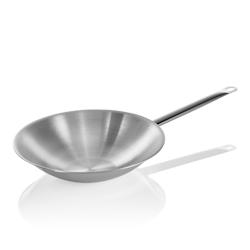 Wok COOKWARE 21 avec fond aplati, Ø 38 cm, acier inoxydable chrome-nickel 18/10 - Was Germany - 4044925127233_0