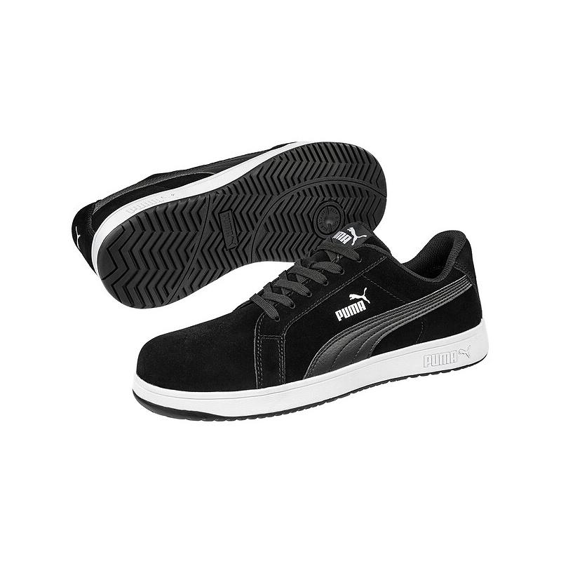 Chaussures basses iconic suede coloris noir pointure 36_0