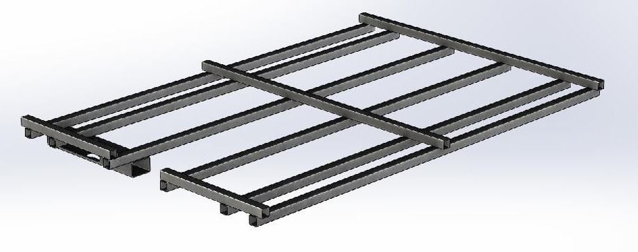 Grille antichute pour lanterneau 120 x 120 cm Réf. GRILLE 120X120 PA_0