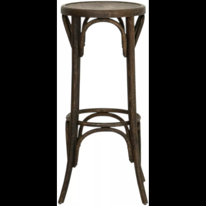 Tabouret RETRO - Hêtre bois courbé - Style bistrot vintage - Référence 00600007DABE_0