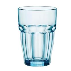 Bormioli Rocco Rock Bar Gobelet Forme Haute Bleu En Verre 37 Cl - bleu verre 8159050_0