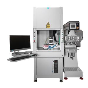 Stations De Marquage Laser en acier revêtu de poudre époxy - 840 mm et 1240 mm - avec table rotative et panneaux latéraux ouvrables_0