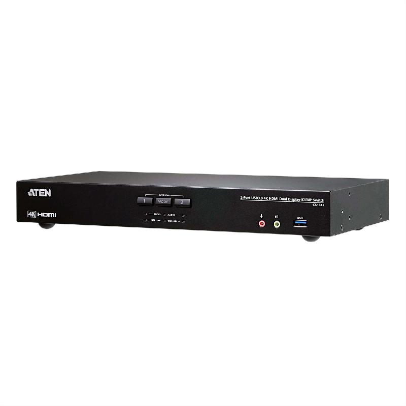 ATEN CS1842 Commutateur KVM deux affichages HDMI 4K 2 ports USB 3.0_0