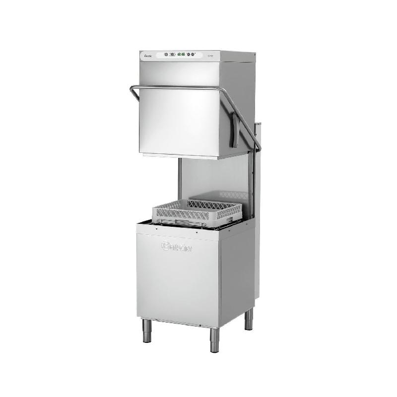 Lave-vaisselle inox à capot (L)500 x (P)500 mm, sans nettoyage automatique, sans options, 6700 W, 400 V - TRI_0