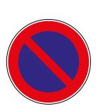 Panneau de signalisation type BK 6a1 - Stationnement interdit_0