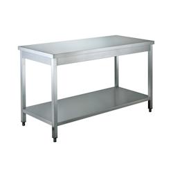 Table Inox Avec Sous Tablette 2000 x 700mm - Materiel Horeca - GDATS-207_0