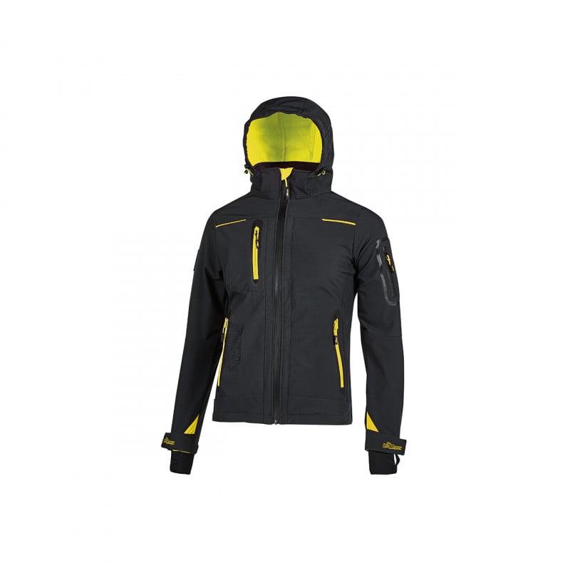 Veste Soft Shell Space Lady Black Carbon U-Power | FU259BC_0