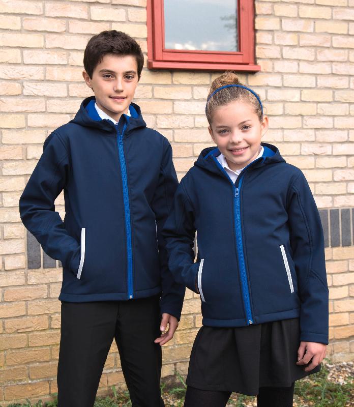 Veste Softshell Capuche Enfant -  Réf: R224JY_0