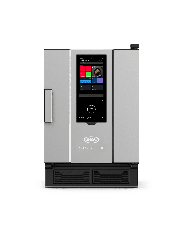 Four mixte professionnel SPEED-X UNOX combiné avec micro-ondes - cuisson accélérée et lavage automatique_0