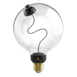 Ampoule Globe LED Réflecteur Orientable à Main – Design Moderne Gamme Satellite, Éclairage Premium pour Architectes et Créateurs - noir 3760406125727_0