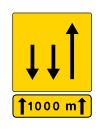 Panonceau de distance KD8_0