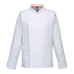 Portwest - Veste de cuisine manches longues MESHAIR PRO Blanc Taille S - S blanc 5036108323715_0