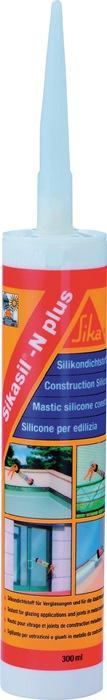 Enduit étanchéité en silicone SIKASIL N plus transparent 300 ml cartouche SIKA_0