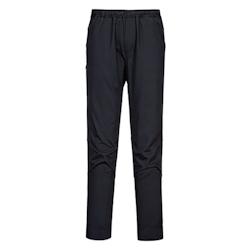 Portwest - Pantalon de cuisine avec ceinture élastiquée confortable et déperlant Noir Taille 2XL - XXL 5036108349951_0
