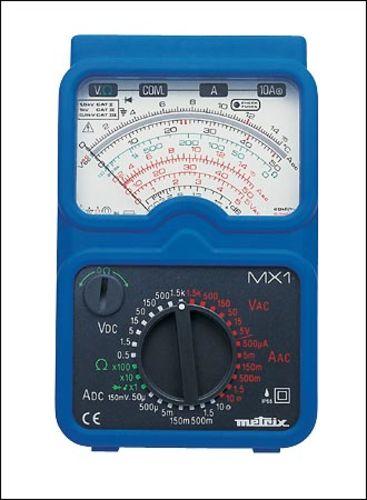 Multimètre analogique portable; 1500v ac/dc, 10a ac/dc, classe 2 - MTXMX1_0