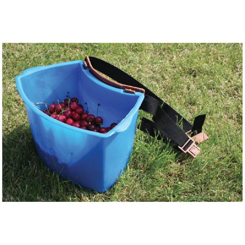 Panier de récolte cerises plastique fond ajouré - Capacité de 9 litres_0