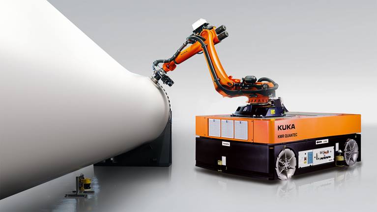 Robot mobile autonome et précis avec une capacité de charge de 150 kg et une portée de 3 300 mm-  KR QUANTEC 150 R3300 prime_0