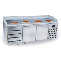 Table réfrigérée pizza 2 portes 5 tiroirs - Combisteel - 74895235_0