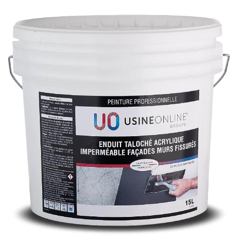 Enduit Taloché Acrylique Imperméable Façades Murs Fissurés Ravalement Extérieur Professionnel USINE-ONLINE Référence: UO-TALOCHE-IMPERMEABLE_0