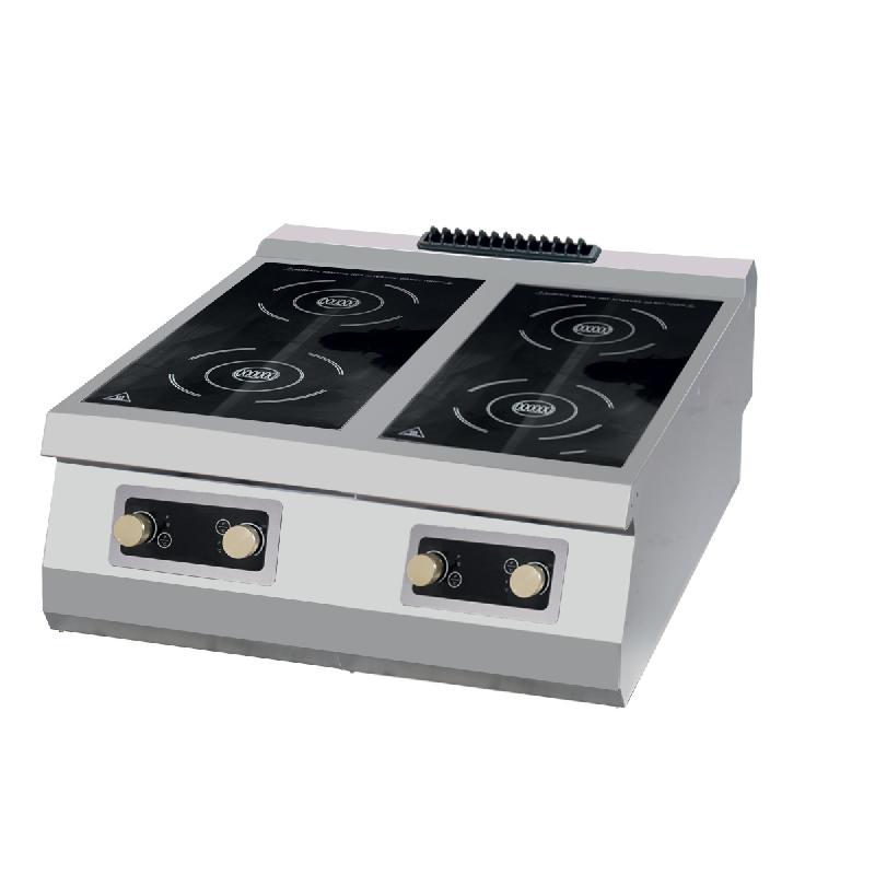 Premium cuisinière à induction - 4 brûleurs - unité double - profondeur 90 cm - électrique_0