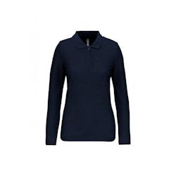 Polo manches longues femme WK. Designed To Work bleu marine T.3XL WK Designed To Work - XXXL bleu polyester 3663938185972_0