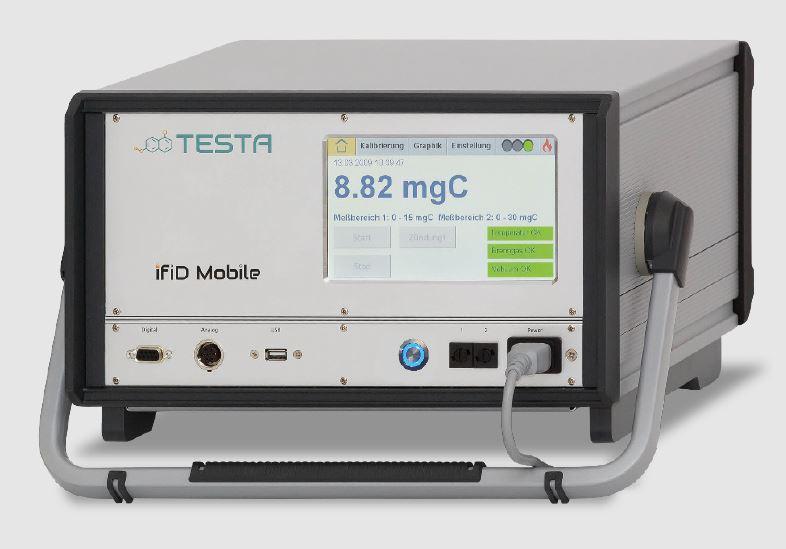 Ifid mobile - Analyseur d'hydrocarbures avec écran tactile 7