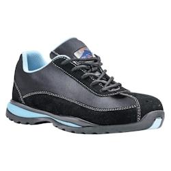 Portwest - Baskets de sécurité pour femmes S1P HRO Noir / Bleu Taille 43 - 43 noir matière synthétique 5036108252572_0