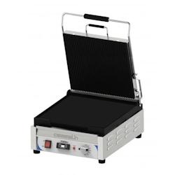 Grill Panini XL Premium Rainurée - Lisse avec minuteur - GCGPRLXLPT_0