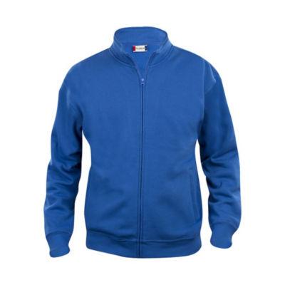 CLIQUE Sweat basic zippé Homme Bleu Royal M_0