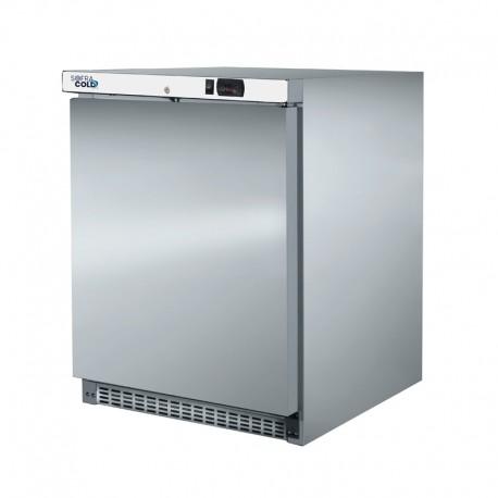 Armoire réfrigérée professionnelle positive inox 1 porte pleine 200 litres gaz r600a - AE201PI_0