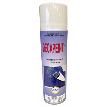 DECAPEINT 1 Décapant puissant peintures - Décapage de tous types de peintures et vernis acryliques, cellulosiques, époxy, glycéro, laques - Utilisable sur tous supports - Sans solvants chlorés_0