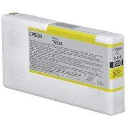 Epson T6534 Jaune Cartouche d'encre ORIGINALE - C13T653400 - C13T653400_0