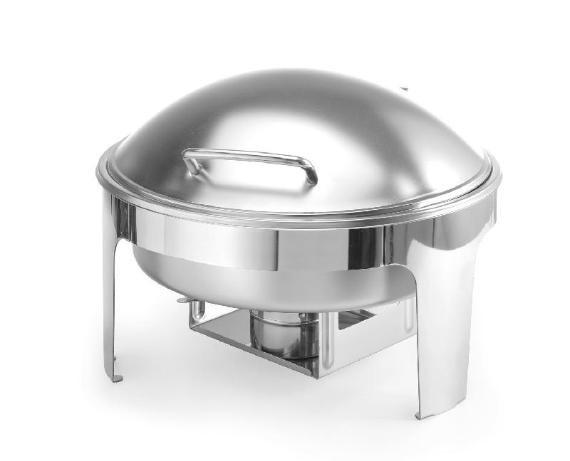 Chafing dish rond finition satiné - 470282_0