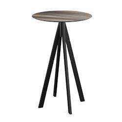 Essentials Mange-debout noir + plateau rond Tropical Wood - Infinity - Shopdeschefs - marron 120041270_0