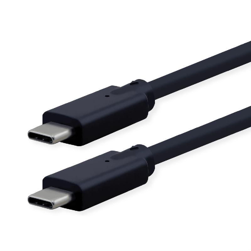 ROLINE Câble USB3.2 Gen2x2, C–C, M/M, 240W, noir, 1 m_0