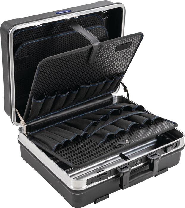 Valise rigide L500xP225xH430mm 34,3 l plastique ABS monture en aluminium PROMAT_0