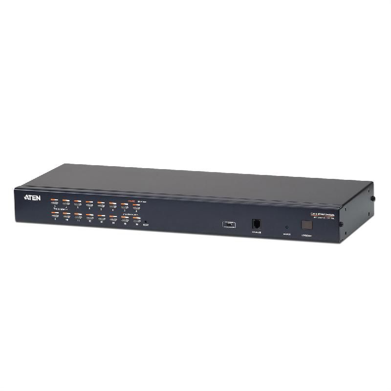 Aten kh1516a switch kvm, vga, ps/2-usb over cat 5, 16 ports_0