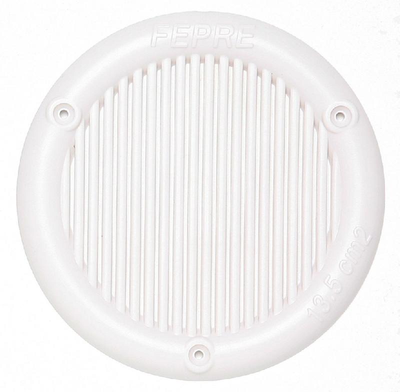 Centrale Brico Grille d'aération aluminium naturel Diam.12.5 cm