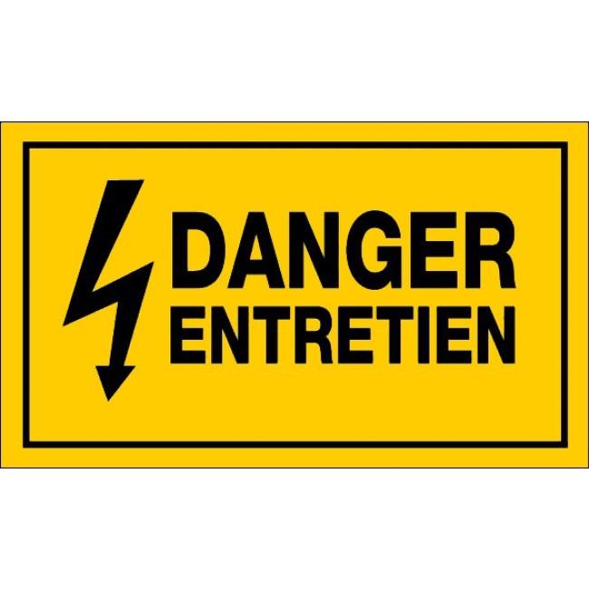 Panneaux rigides 330x200 mm jaune avertissements dangers - PNGPSC-NV10/DENT_0