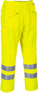 Pantalon hi-vis action  jaune e061, 3xl_0